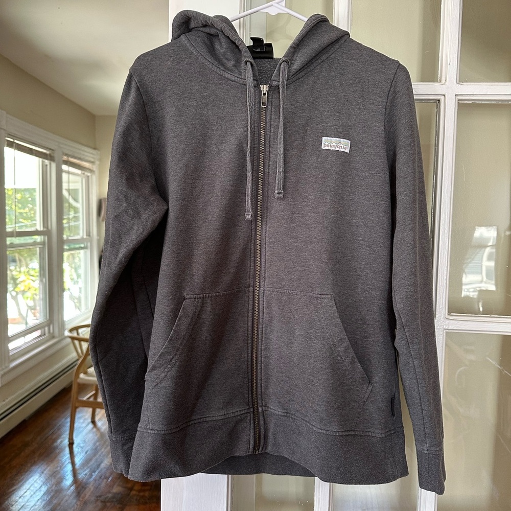 Patagonia Women's Zip-Up Gray Sweater